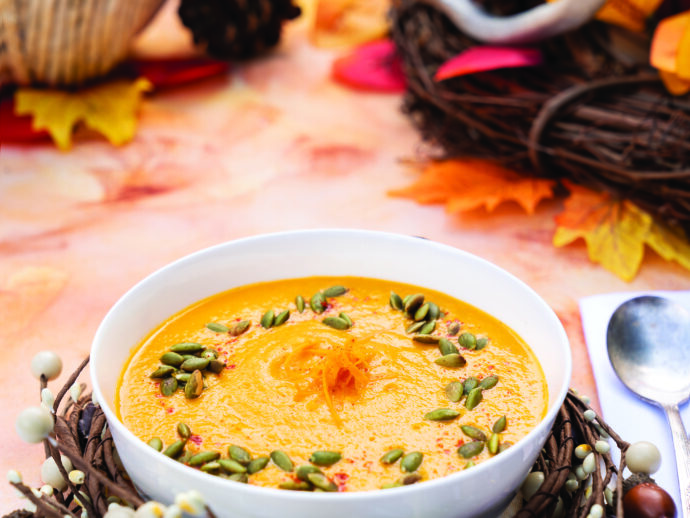 Citrusy Roasted Carrot Soup